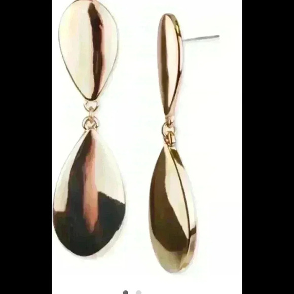 Charter Club new Goldtone Double Drop Earrings - Picture 1 of 2